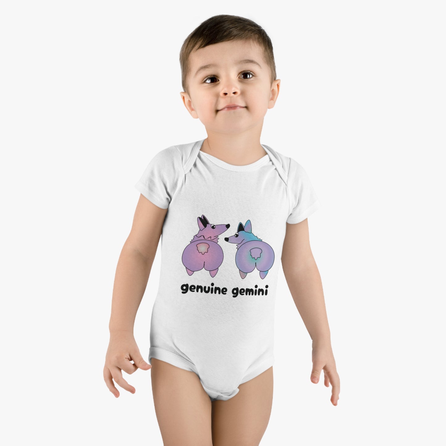 Genuine Gemini Organic Baby Onesie