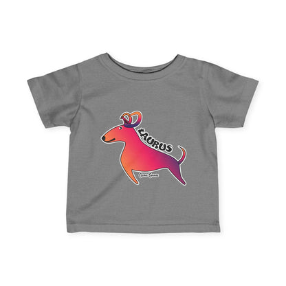 Taurus Dog Zodiac Cartoon Infant Fine Jersey Tee