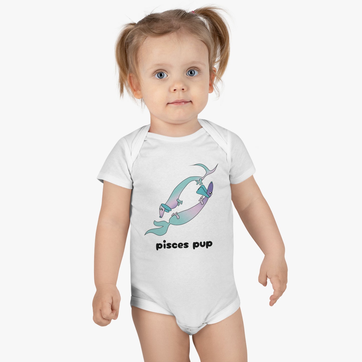 Pisces Pup Organic Baby Onesie