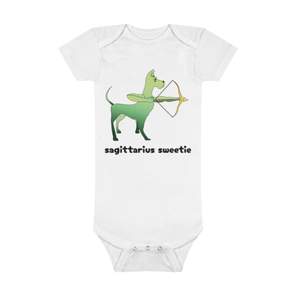 Sagittarius Sweetie Organic Baby Onesie