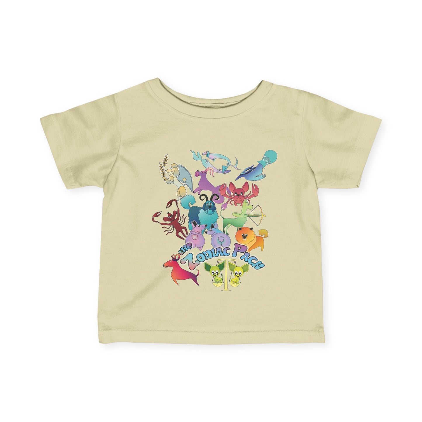 The Zodiac Pack Cartoon Infant Fine Jersey Tee