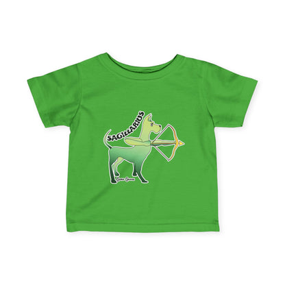 Sagittarius Dog Zodiac Cartoon Infant Fine Jersey Tee