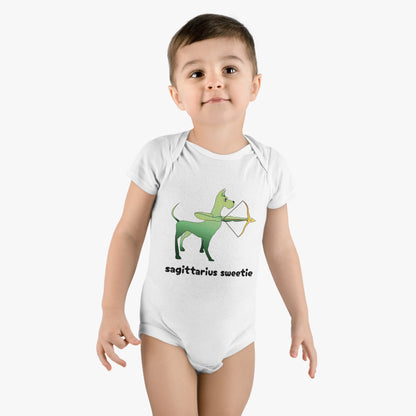 Sagittarius Sweetie Organic Baby Onesie