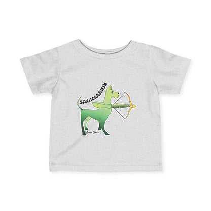 Sagittarius Dog Zodiac Cartoon Infant Fine Jersey Tee