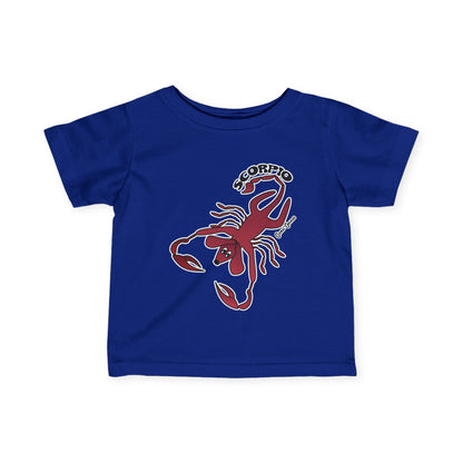 Scorpio Dog Zodiac Cartoon Infant Fine Jersey Tee