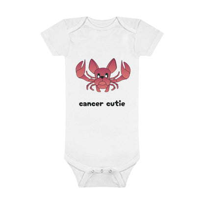 Cancer Cutie Organic Baby Onesie