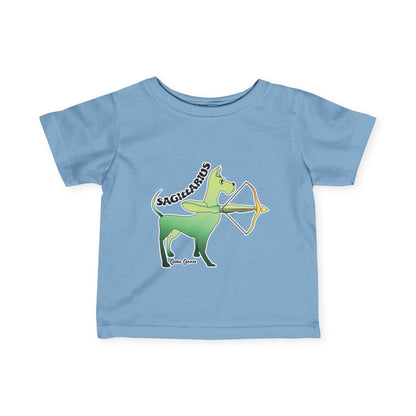 Sagittarius Dog Zodiac Cartoon Infant Fine Jersey Tee