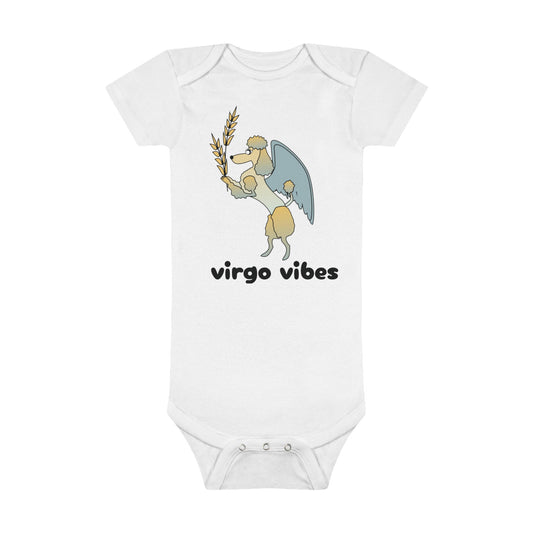 Virgo Vibe Organic Baby Onesie