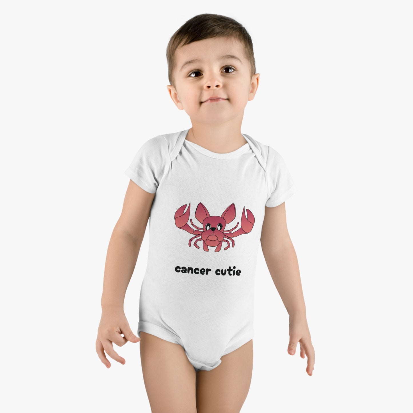 Cancer Cutie Organic Baby Onesie