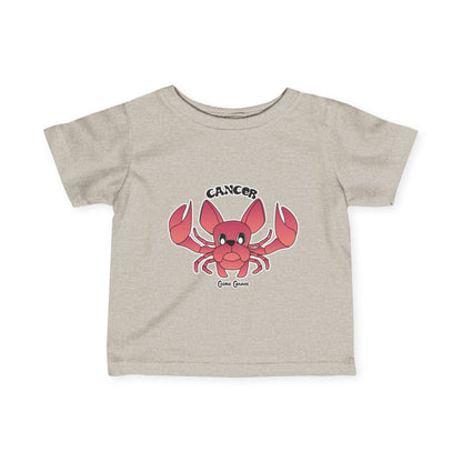 Cancer Dog Zodiac Cartoon Infant Fine Jersey Tee