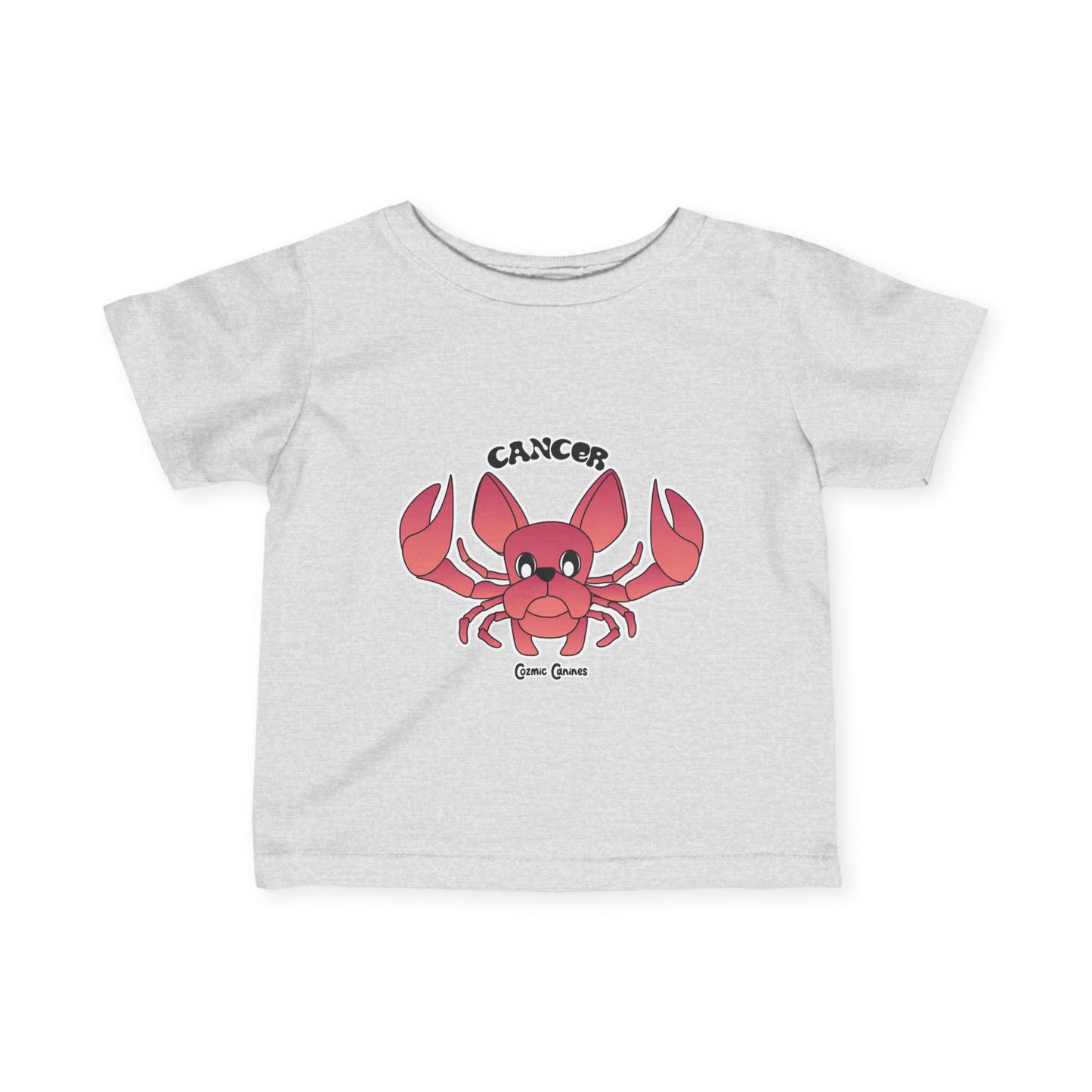 Cancer Dog Zodiac Cartoon Infant Fine Jersey Tee