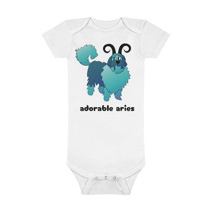 Adorable Aries Organic Baby Onesie