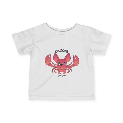 Cancer Dog Zodiac Cartoon Infant Fine Jersey Tee