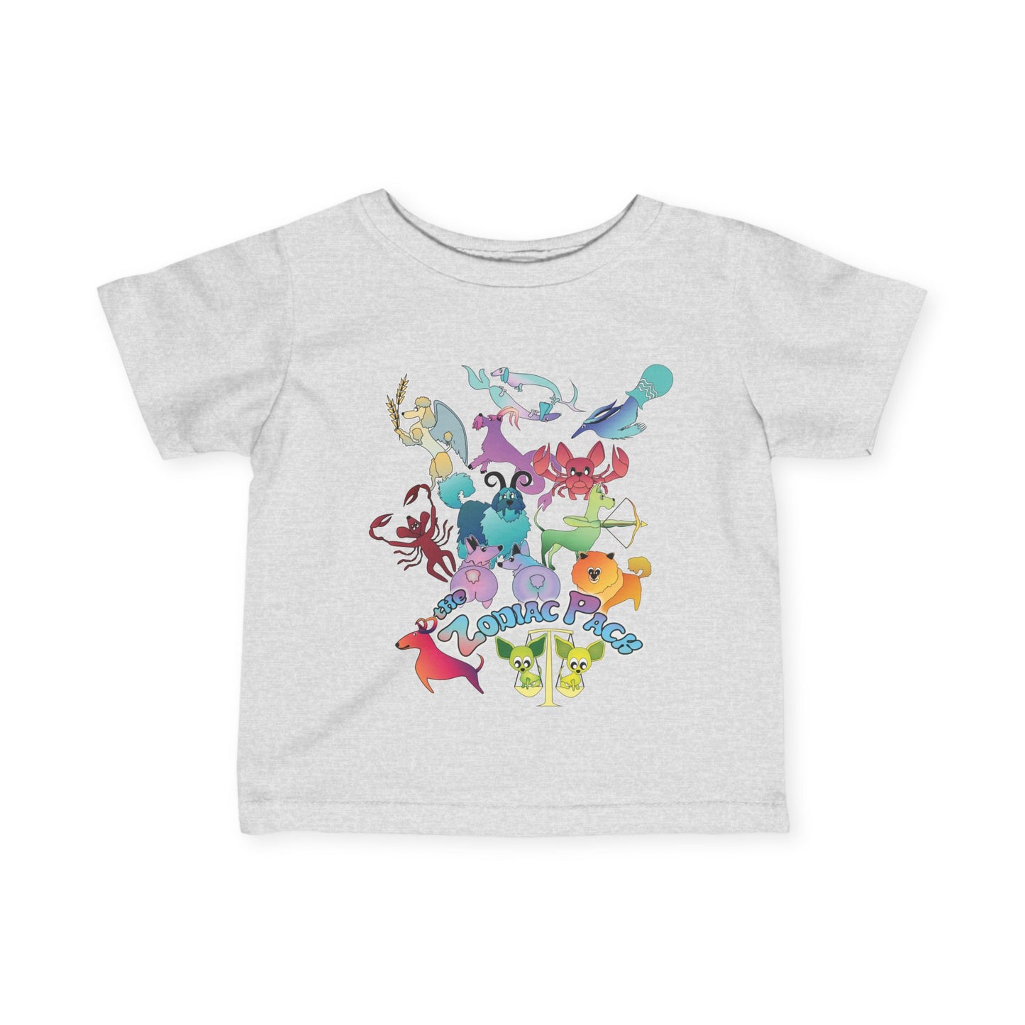 The Zodiac Pack Cartoon Infant Fine Jersey Tee