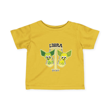 Libra Dog Zodiac Cartoon Infant Fine Jersey Tee