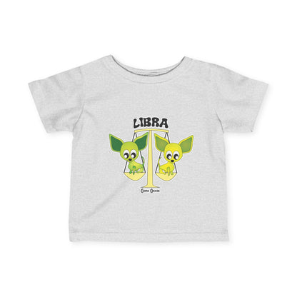 Libra Dog Zodiac Cartoon Infant Fine Jersey Tee