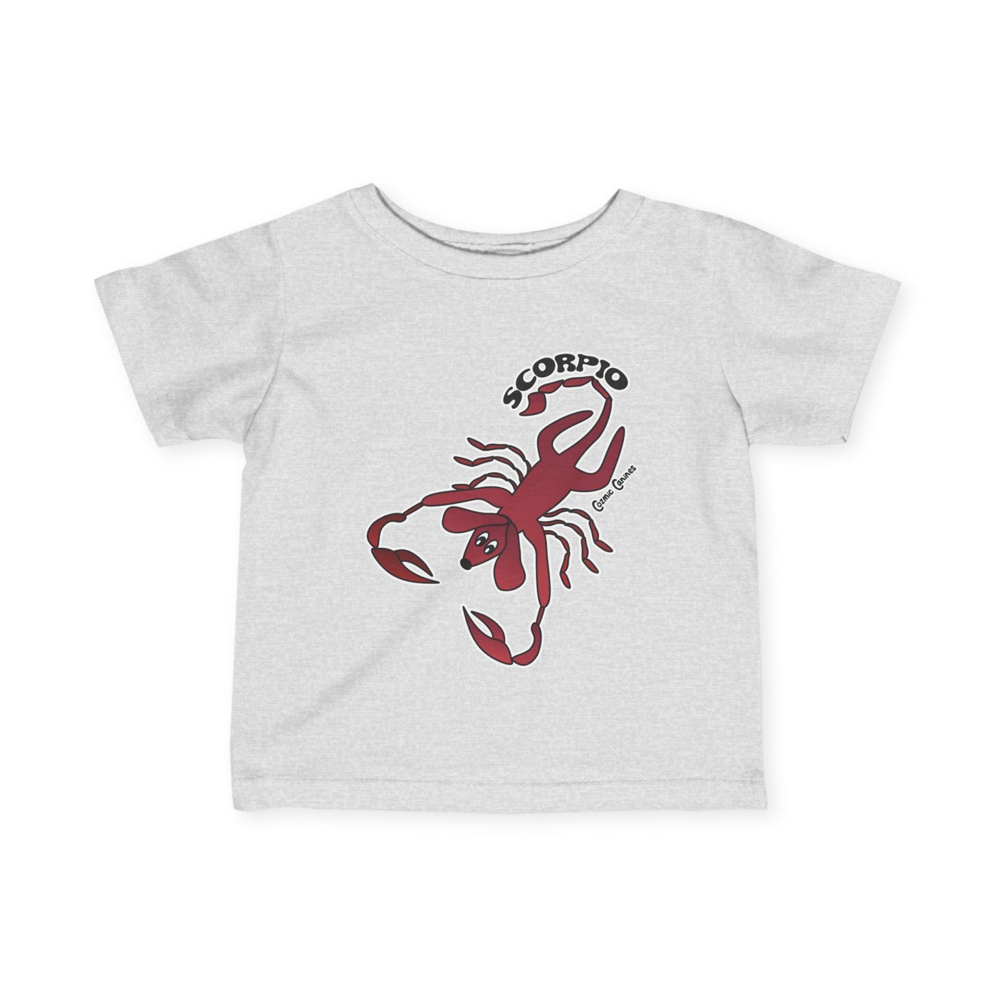 Scorpio Dog Zodiac Cartoon Infant Fine Jersey Tee