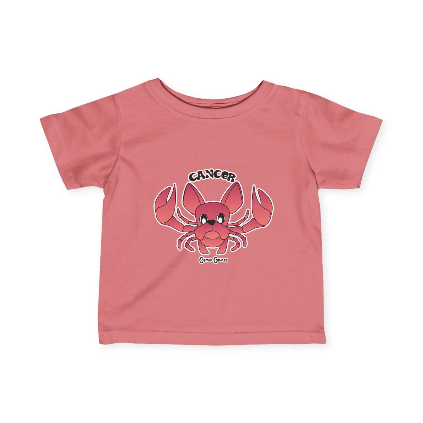 Cancer Dog Zodiac Cartoon Infant Fine Jersey Tee