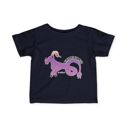 Capricorn Dog Zodiac Cartoon Infant Fine Jersey Tee