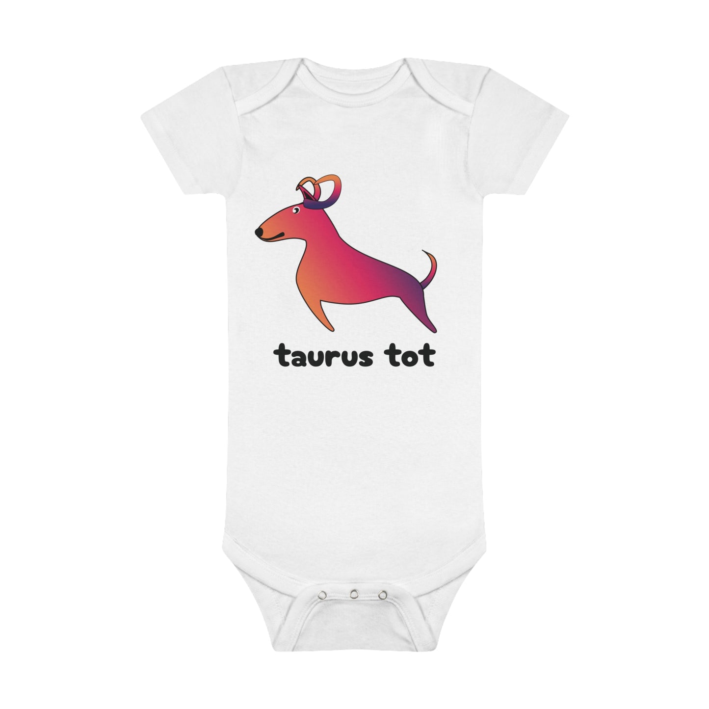 Taurus Tot Organic Baby Onesie