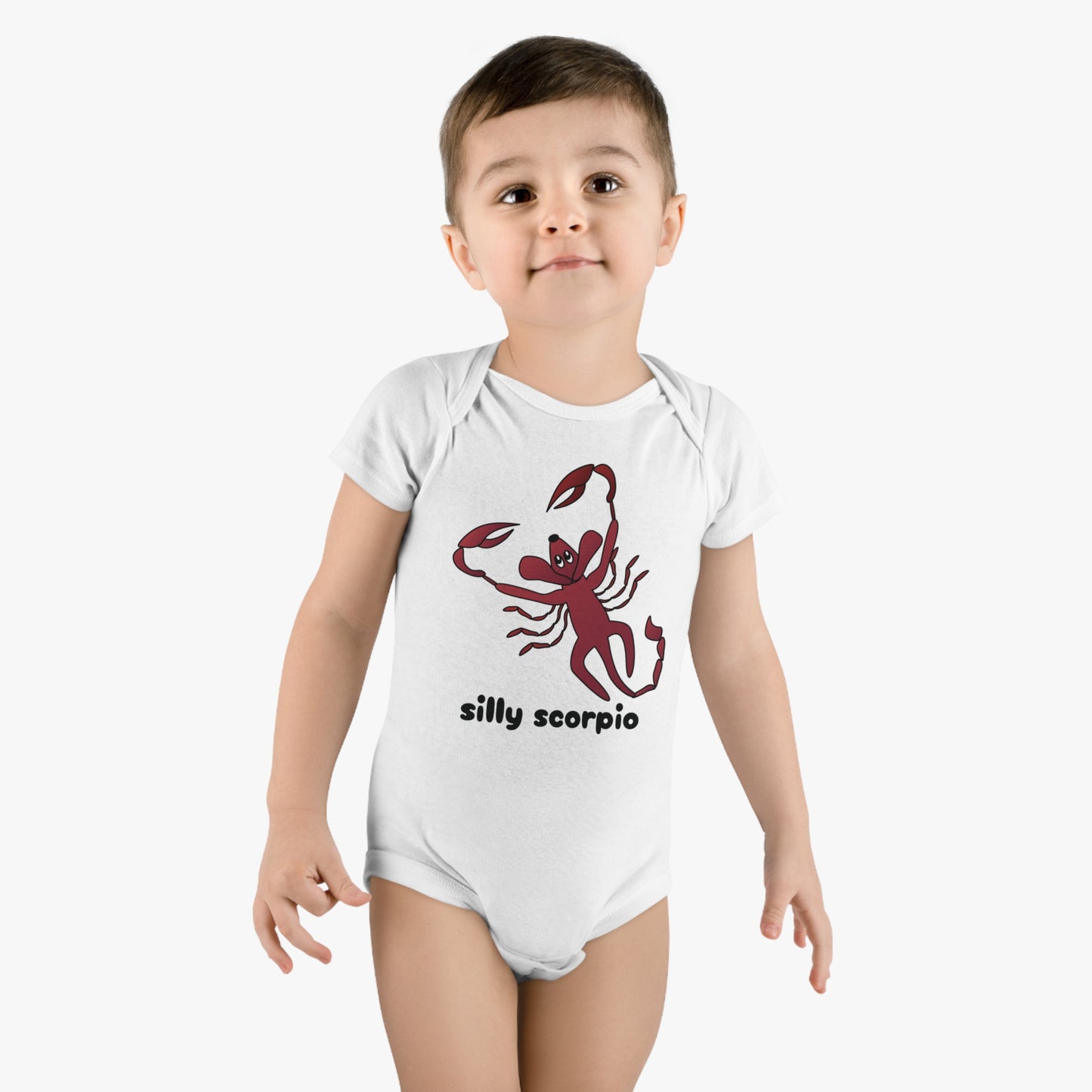 Silly Scorpio Organic Baby Onesie