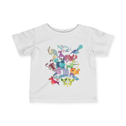 The Zodiac Pack Cartoon Infant Fine Jersey Tee