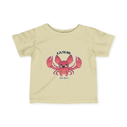 Cancer Dog Zodiac Cartoon Infant Fine Jersey Tee