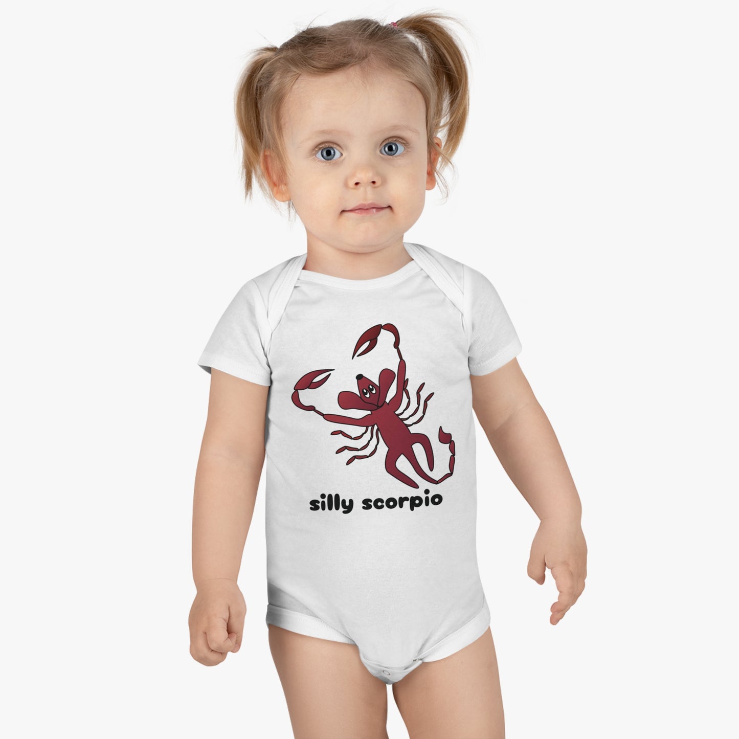 Silly Scorpio Organic Baby Onesie