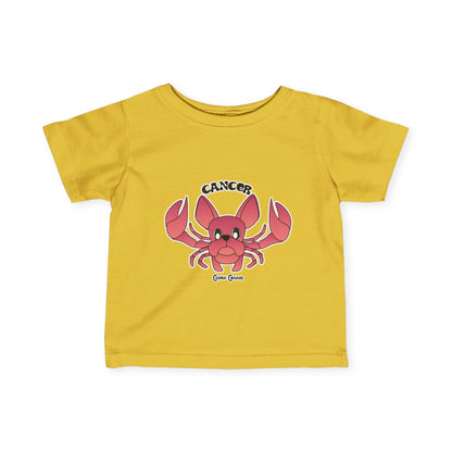 Cancer Dog Zodiac Cartoon Infant Fine Jersey Tee